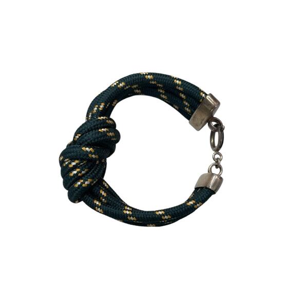 Isabel Marant Knot Bracelet Green Cord Wrap - Picture 7 of 8